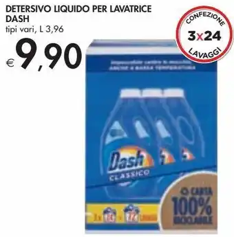 Bennet Detersivo liquido per lavatrice dash offerta