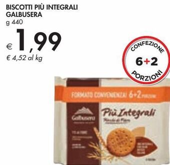 Bennet Biscotti piu integrali galbusera offerta