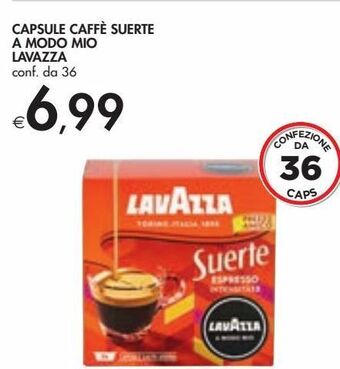 Bennet Capsule caffe suerte a modo mio lavazza offerta