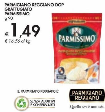 Bennet Parmigiano reggiano dop grattugiato parmissimo offerta
