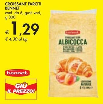 Bennet Croissant farciti bennet offerta