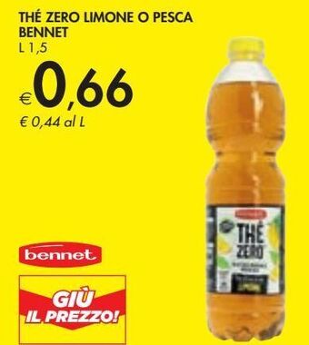 Bennet The zero limone o pesca bennet offerta