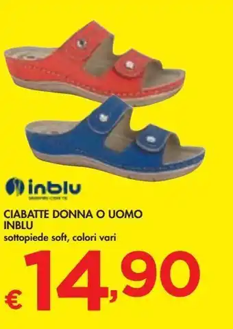Bennet Ciabatte donna o uomo inblu offerta
