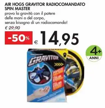 Air hogs gravitor radiocomandato spin master