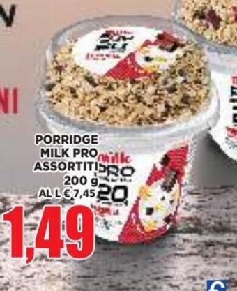 Milk Pro Porridge Assortiti 200 g