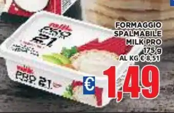 Vivo Supermercati Milk Pro Formaggio Spalmabile 175 g offerta