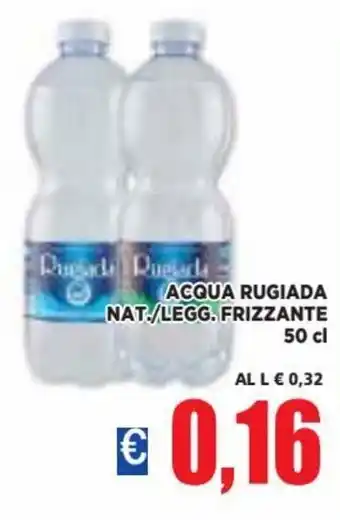 Vivo Supermercati Rugiada Nat./Legg.Frizzante Acqua 50 cl offerta