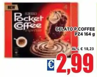 Vivo Supermercati Pocket Coffee Gelato Pz4 164 g offerta