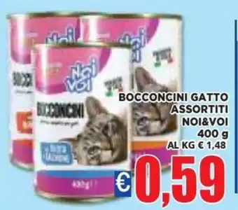 Vivo Supermercati Noi&Voi Bocconcini Gatto Assortiti 400 g offerta