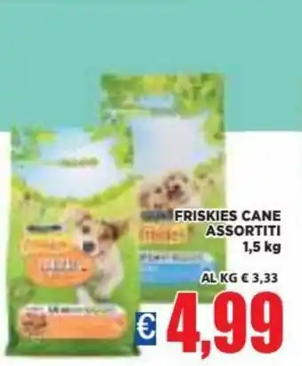 Vivo Supermercati Friskies Cane Assortiti 1,5 kg offerta