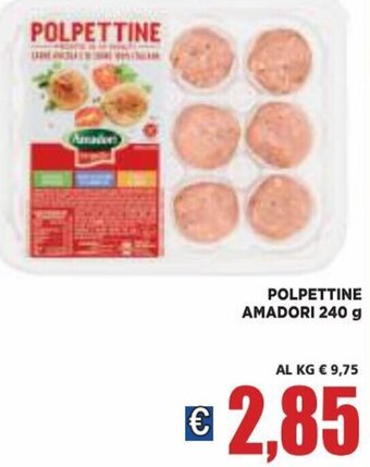 Vivo Supermercati Polpettine Amadori 240 g offerta