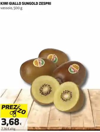 Coop Kiwi Giallo Sungold Zespri Vassoio, 500 g offerta