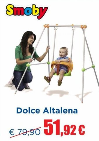 Ideal Bimbo Smoby Dolce Altalena offerta