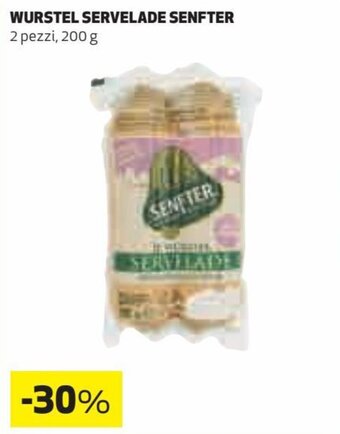 Coop Wurstel Servelade Senfter 2 Pezzi, 200 g offerta