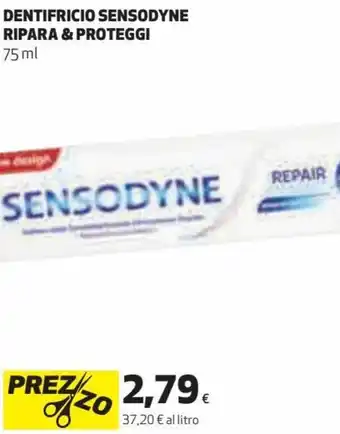 Coop Dentifricio Sensodyne Ripara & Proteggi 75 ml offerta