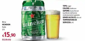 Heineken Birra 5 lt