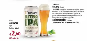 Futura Supermercati Guinness Birra 44 cl offerta