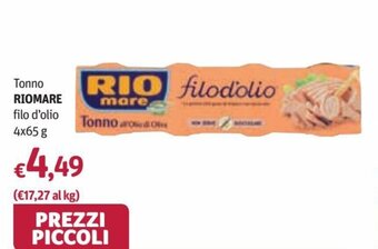 Riomare Tonno filo d'olio 4x65 g