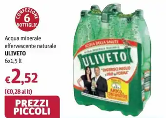 Uliveto Acqua minerale effervescente naturale 6x1,5 lt