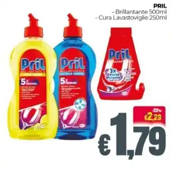 Franzy's Pril Brillantante 500 ml / Cura Lavastoviglie 250 ml offerta