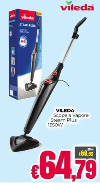 Franzy's Vileda Scopa a Vapore Steam Plus 1550W offerta