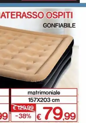 Materasso gonfiabile 157x203 cm