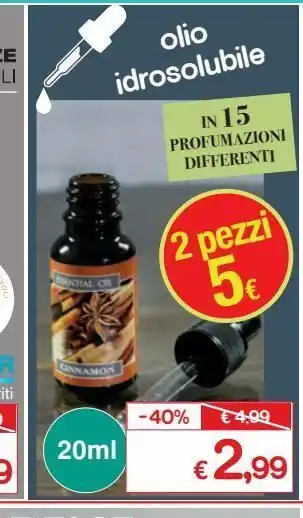 Satur Olio idrosolubile 20ml offerta