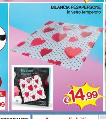 Bilancia pesapersone in vetro temperato
