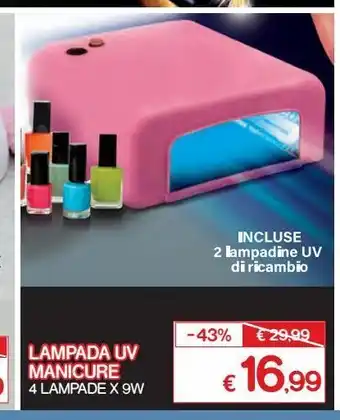 Satur Lampada uv manicure offerta