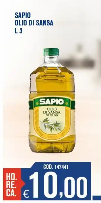 Adhoc Olio di sansa sapio offerta