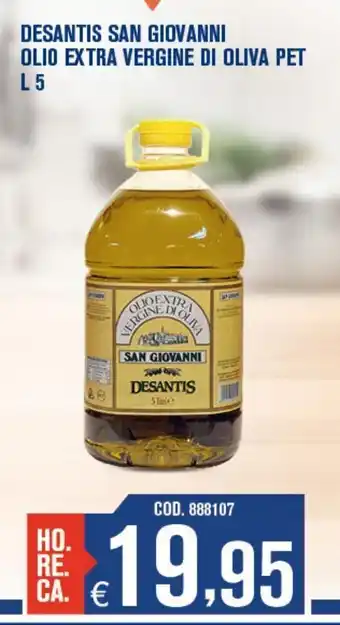 Adhoc Olio extra vergine di oliva desantis offerta