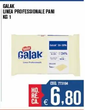 Linea professionale pani galak nestlé