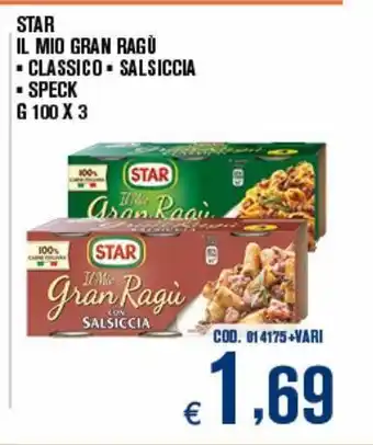Adhoc Il mio gran ragù star offerta
