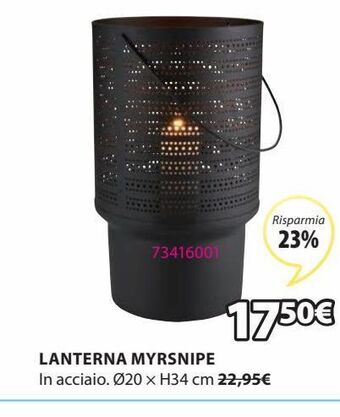 JYSK Lanterna offerta