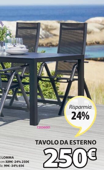 JYSK Tavolo da giardino offerta