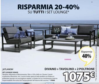 JYSK Set da giardino offerta
