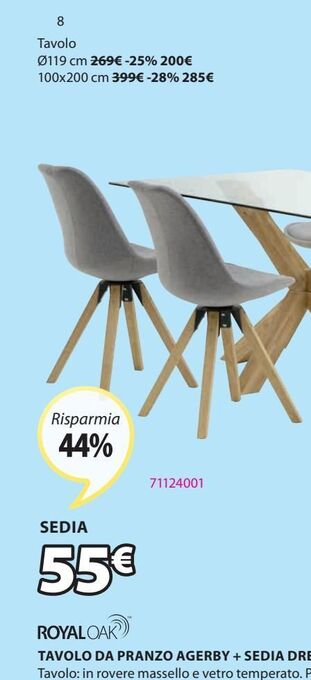 JYSK Sedia drejhus offerta