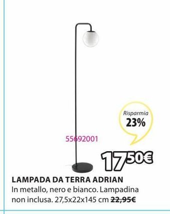 JYSK Lampada da terra offerta