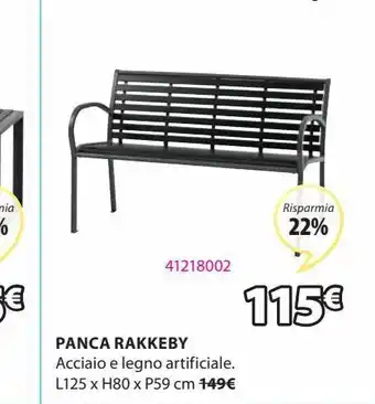 JYSK Panca rakkeby offerta