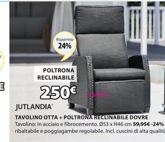 JYSK Poltrona reclinabile offerta