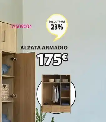 JYSK Alzata armadio hugget offerta