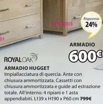 JYSK Armadio hugget offerta