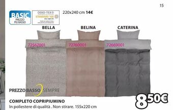 JYSK Completo copripiumino bella offerta