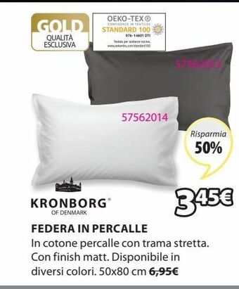 JYSK Federa in percalle offerta