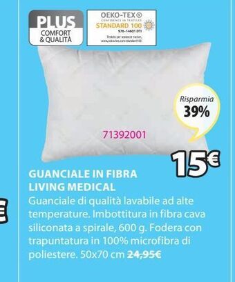 JYSK Guanciale in fibra living medical offerta