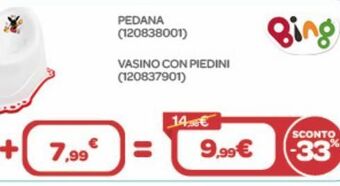 Vasino con piedini