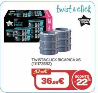 Bimbo Store Twist&click ricarica x6 offerta