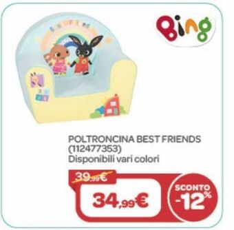 Bimbo Store Poltroncina best friends offerta