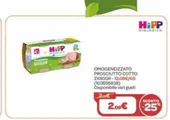 Omogeneizzato prosciutto cotto 2x80gr