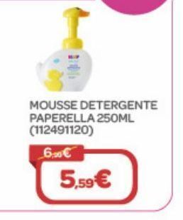 Bimbo Store Mousse detergente paperella 250ml offerta